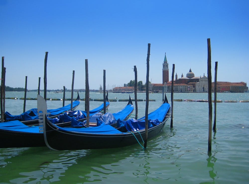 Gondolas In Venice