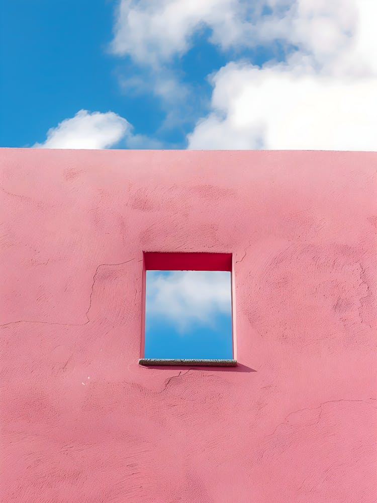 Pink Wall With Window