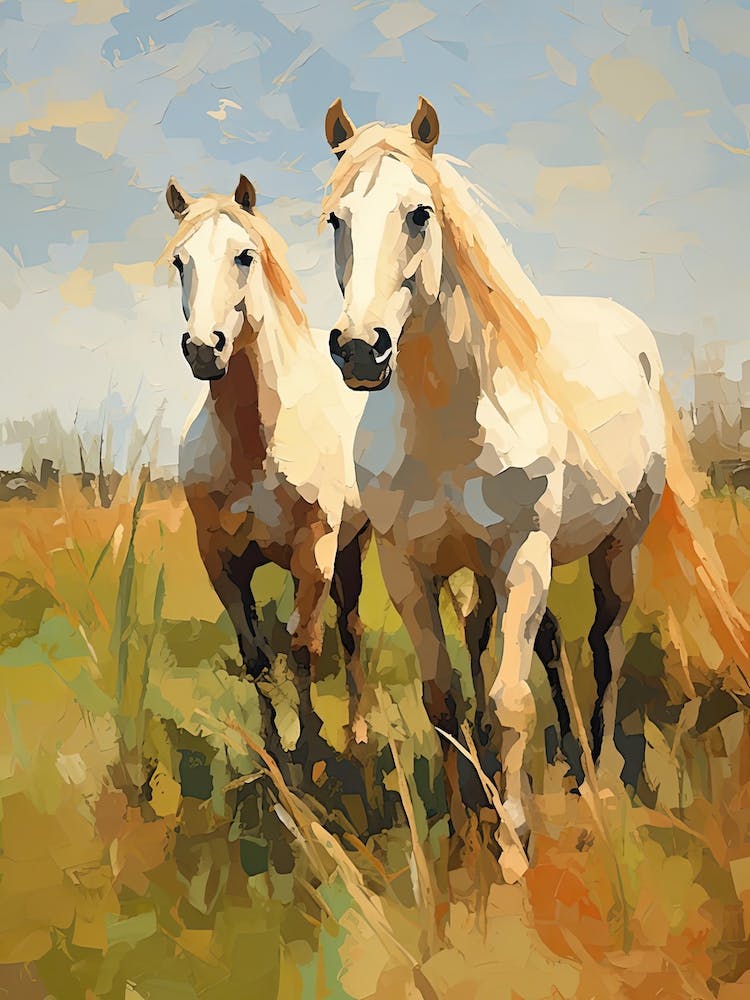 Horses Painting In Buenos Aires Province, Argentina 4