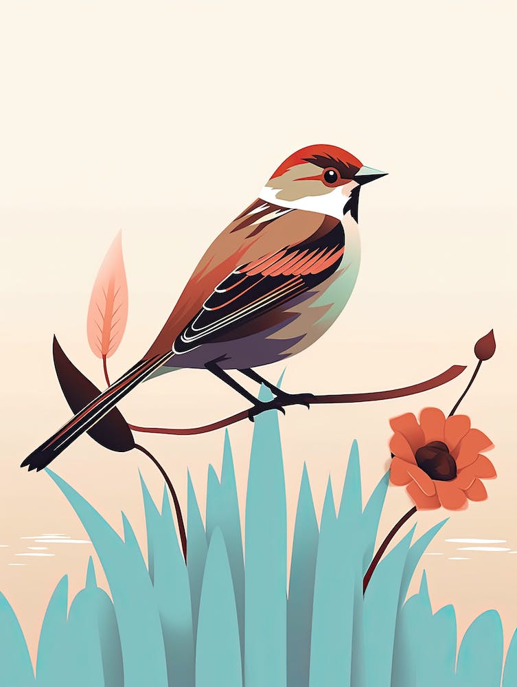 Bird On A Branch 1