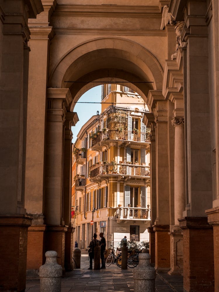 Arcade In Parma Italy