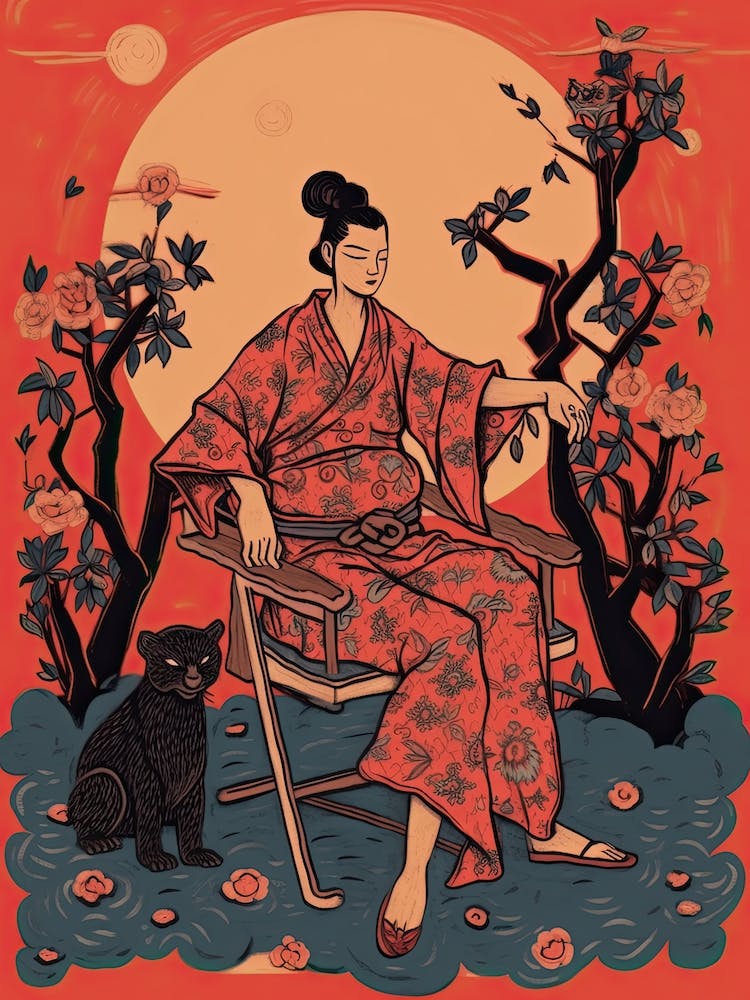 Female Samurai Onna Musha Illustration 8