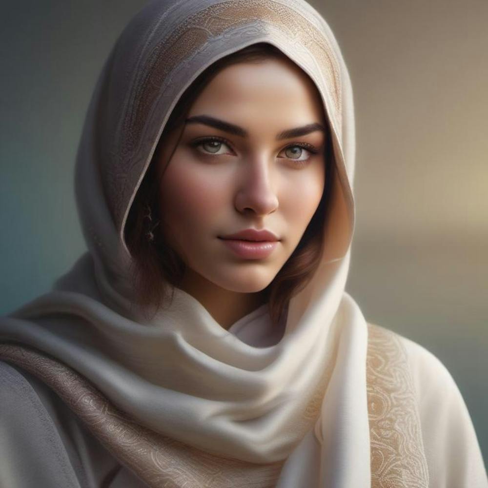 Muslim Woman In Hijab