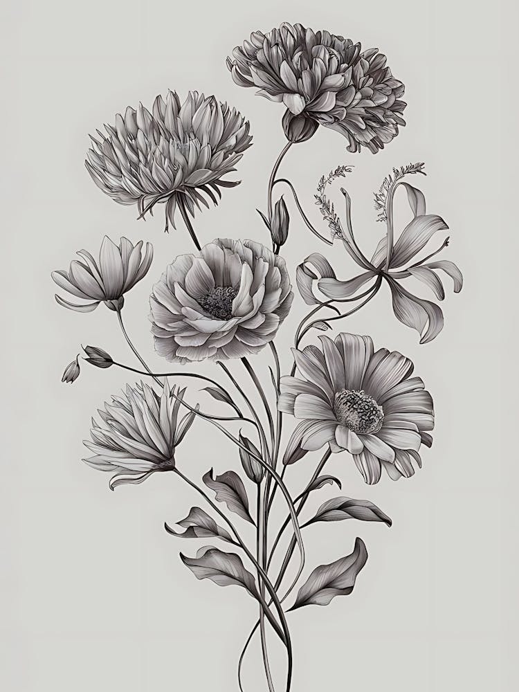 Flowers Drawing