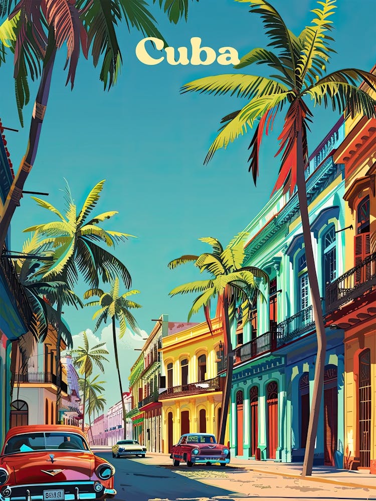 Rue de Cuba - Illustration de Voyage Numérique