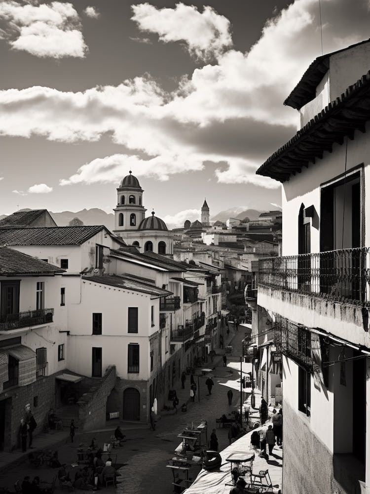 Cuenca, Spain, Black And White Analogue Photography 1