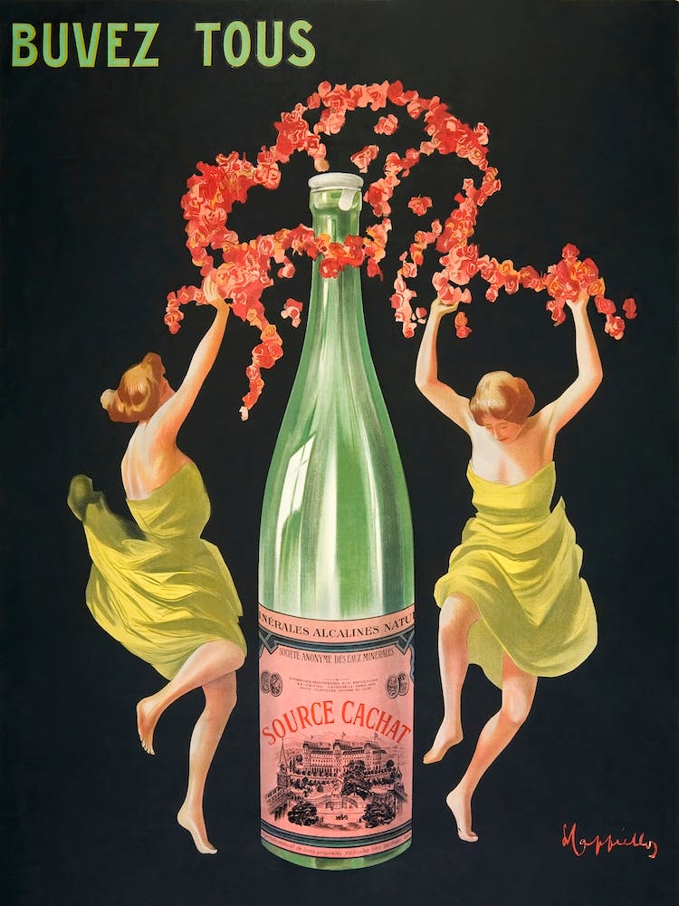 Drink All Evian Cachat, Leonetto Cappiello