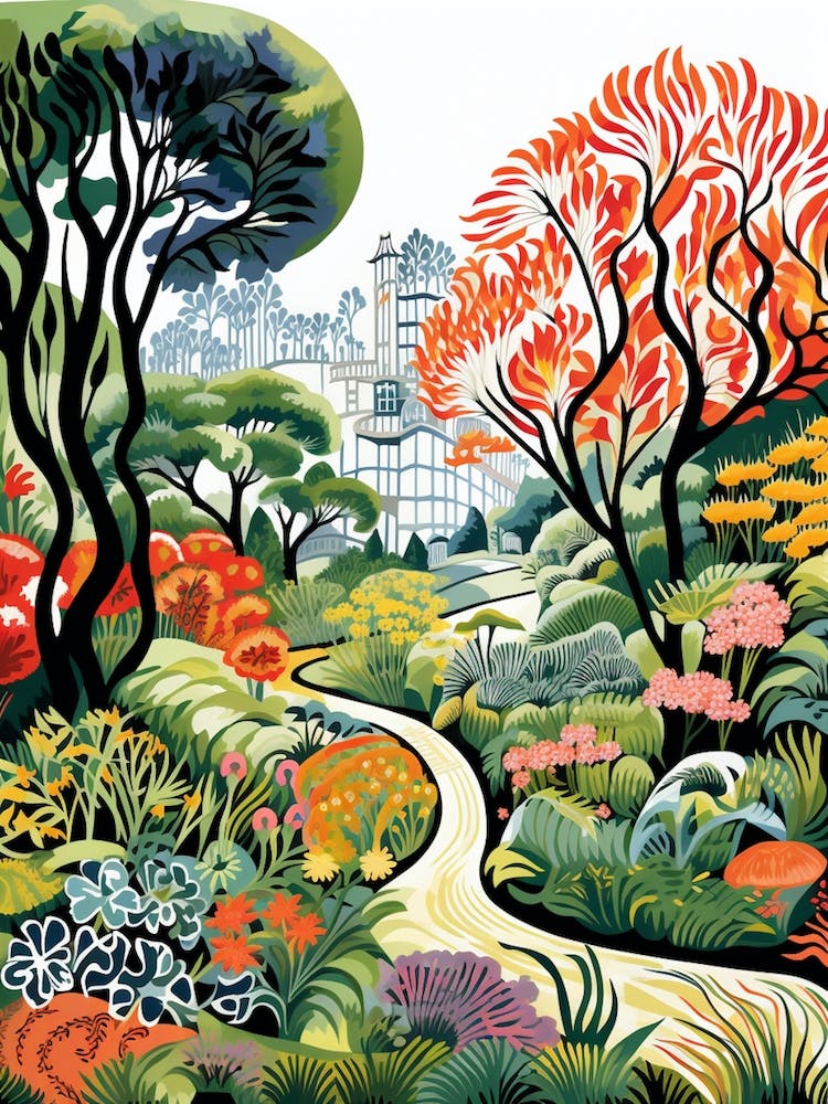Chanticleer Garden Usa - Illustration moderne 2
