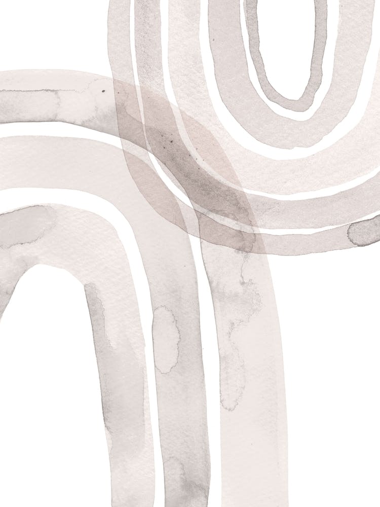 Watercolor gray rainbows