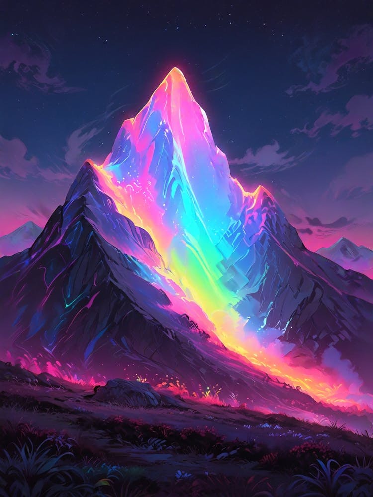 Montagne Arc-en-ciel 1