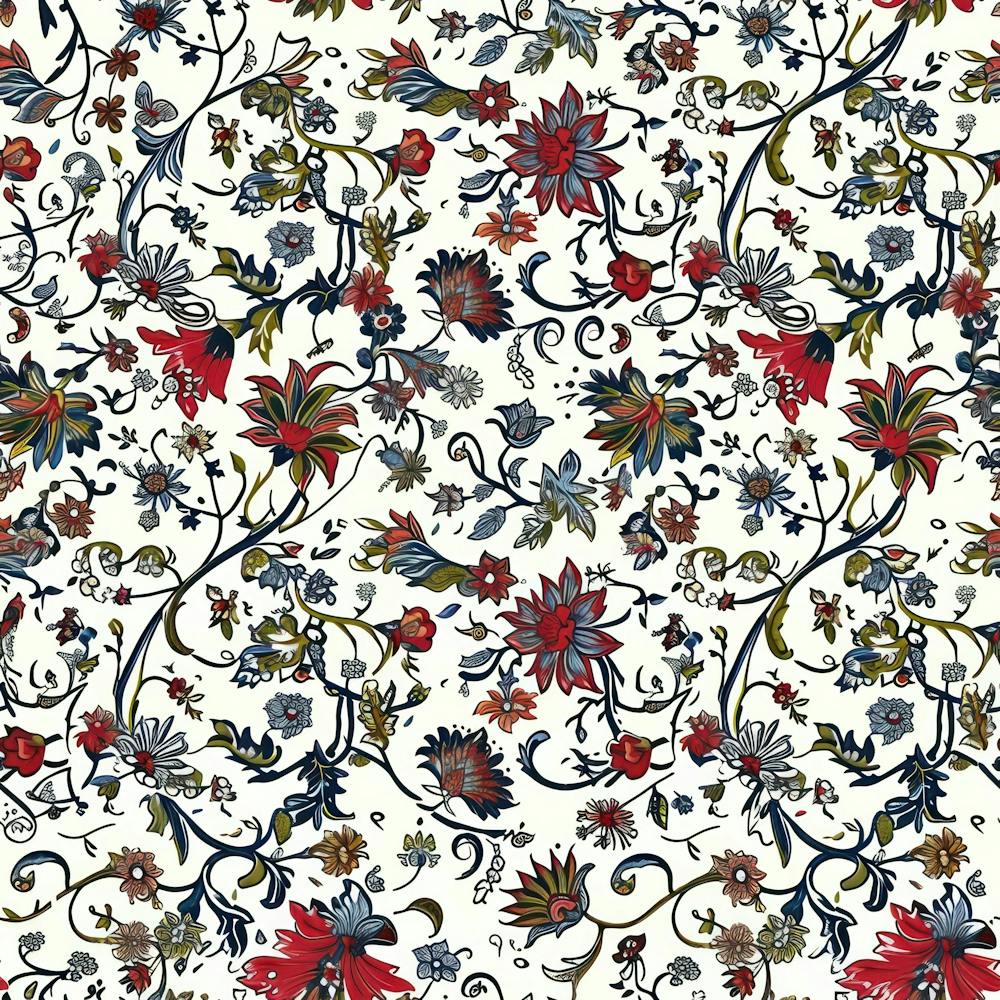 Heather Heaven London Fabrics Floral Pattern 2