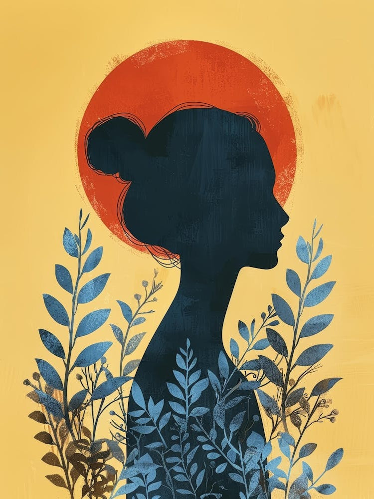 Silhouette Of A Woman 69