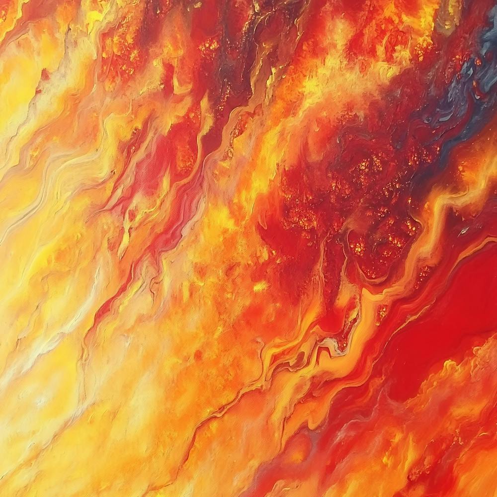 Fire Art Painting