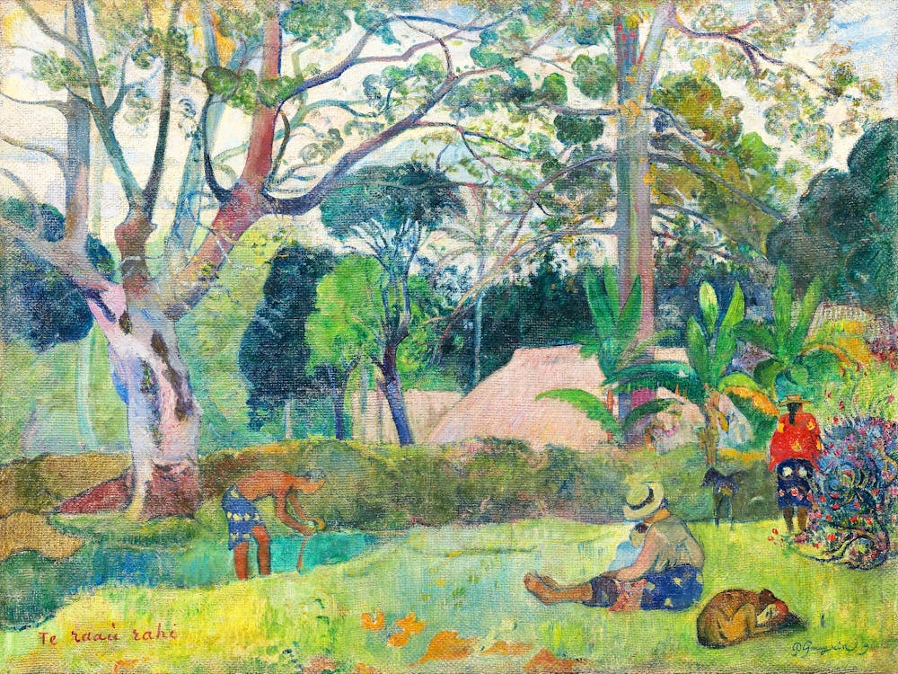 The Big Tree (Te Raau Rahi) (1891), Paul Gauguin