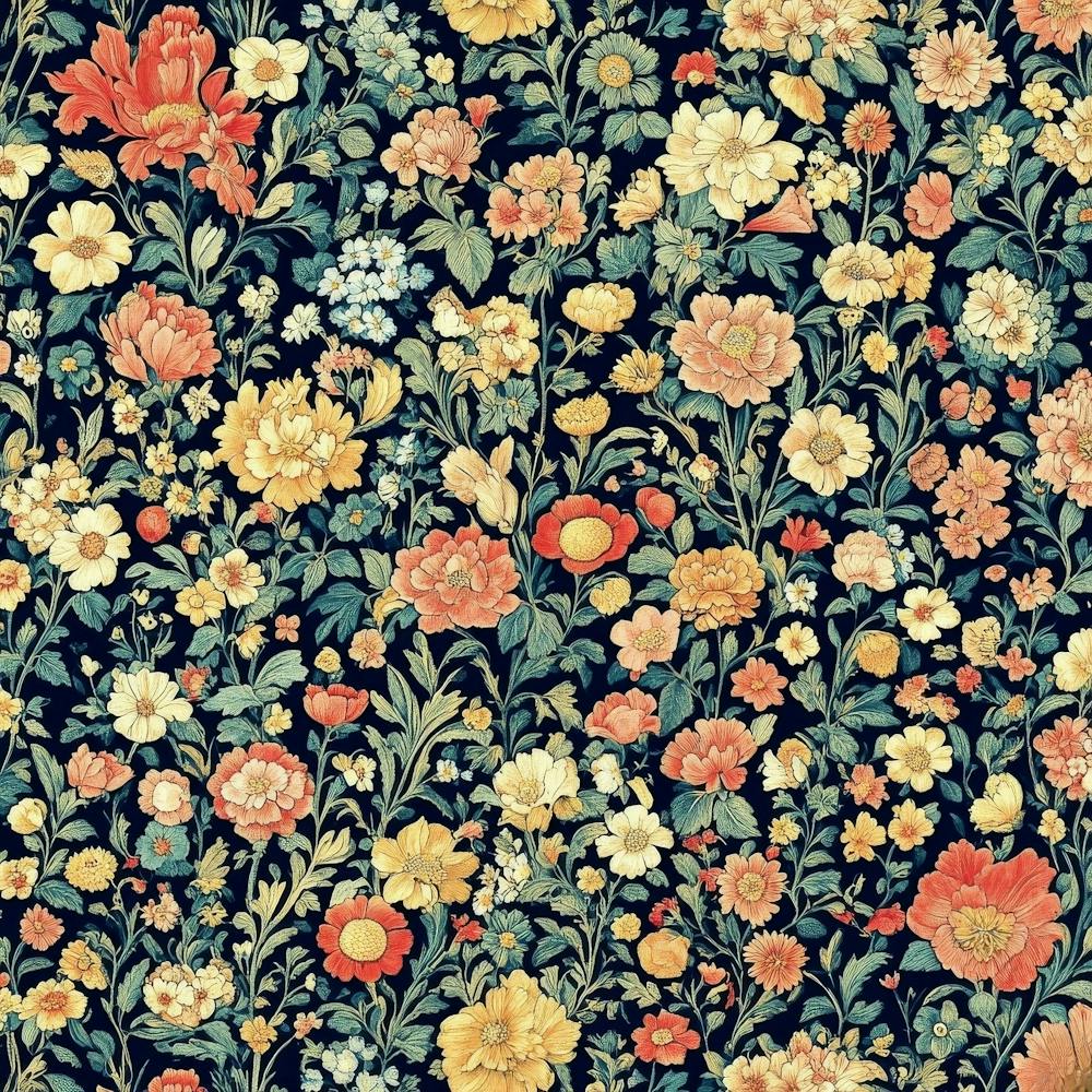 Floral Wallpaper Art