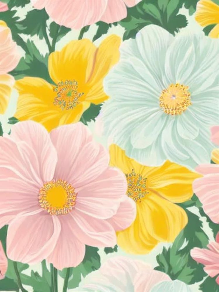 Anemone Pastell Blumen 1