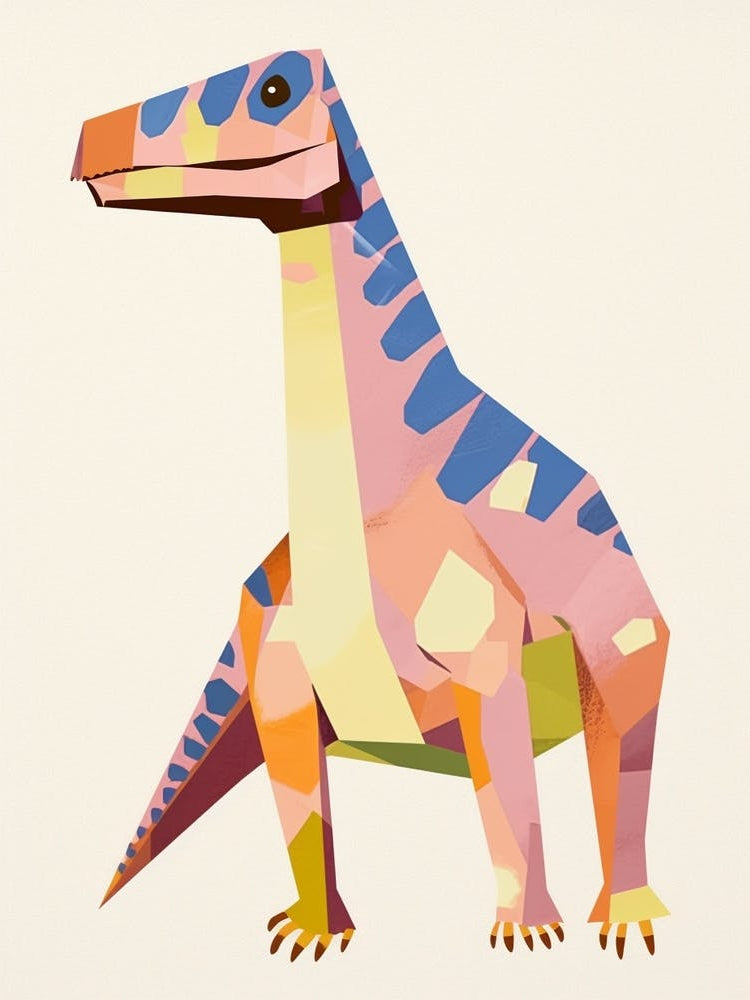 Nursery Dinosaur Art Sinraptor 2