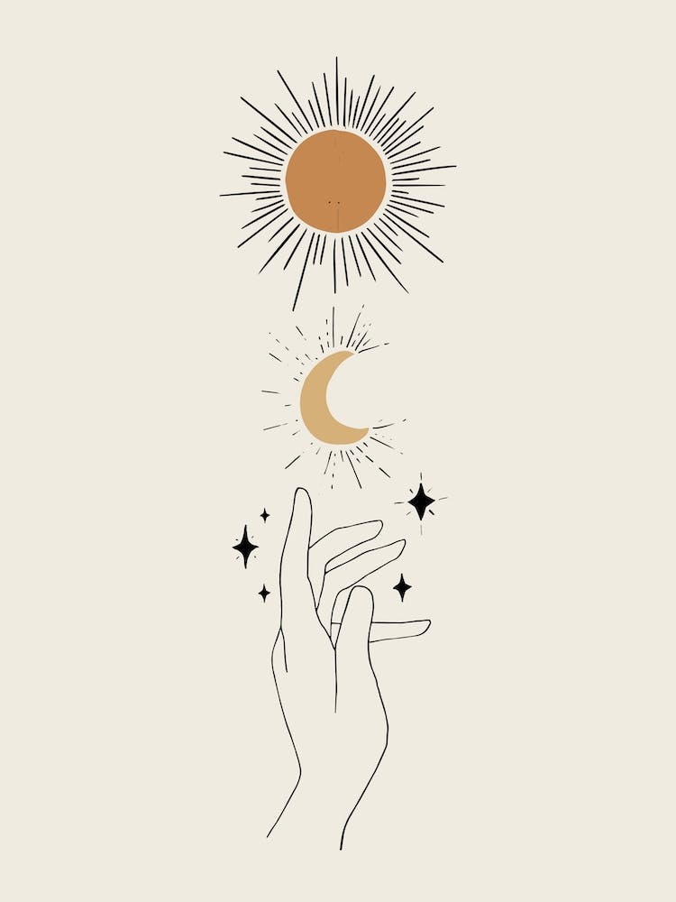 Hands Celestial Finger Pointing Light