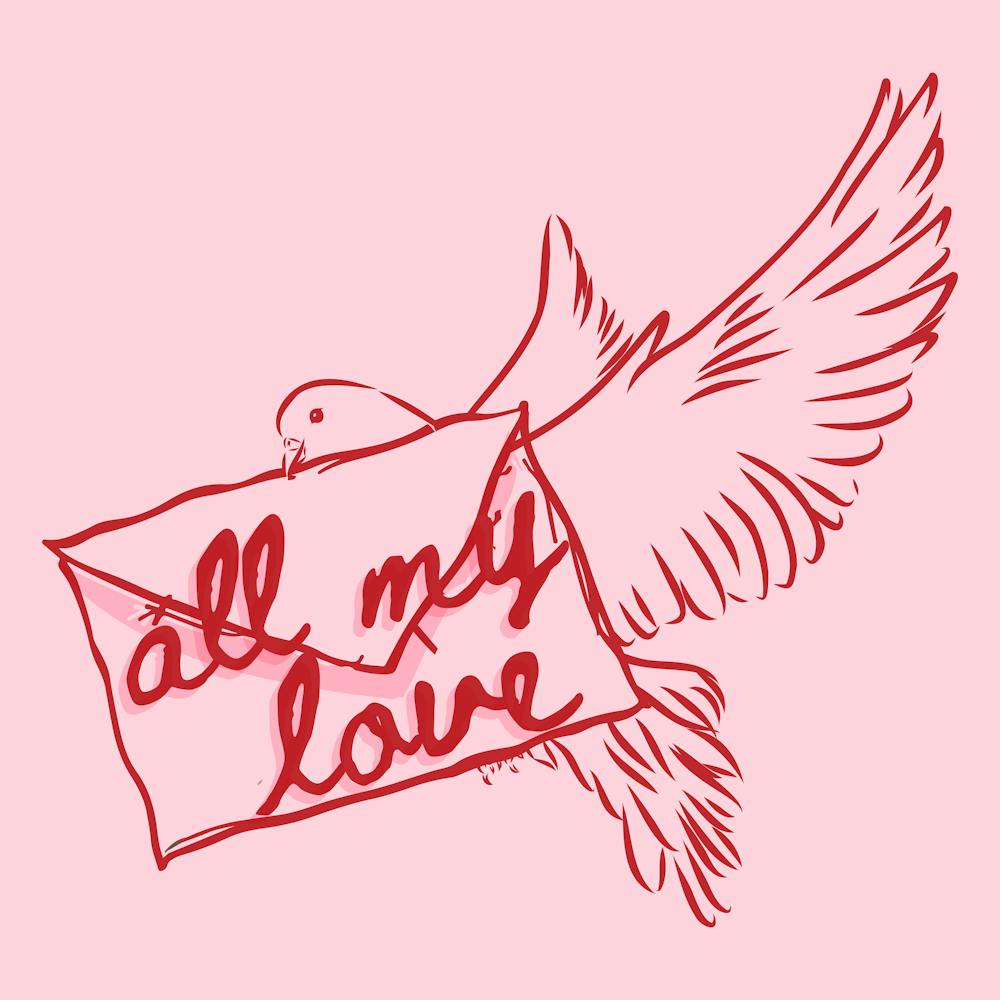 All My Love | Dove Valentines Art 1