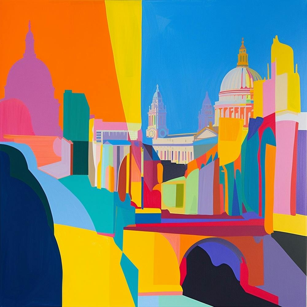 Abstract Travel Collection London England 5