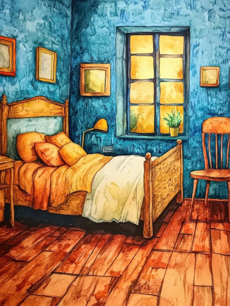 Bedroom In Blue