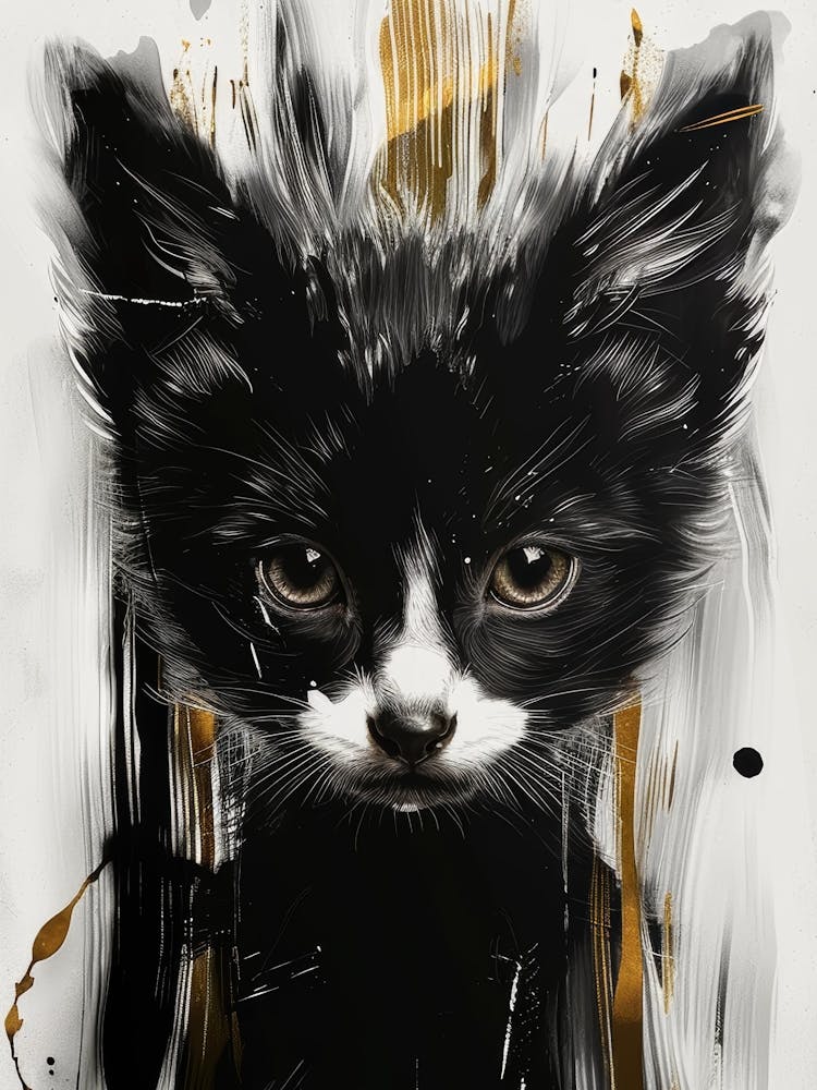 Black Cat Canvas Print 10