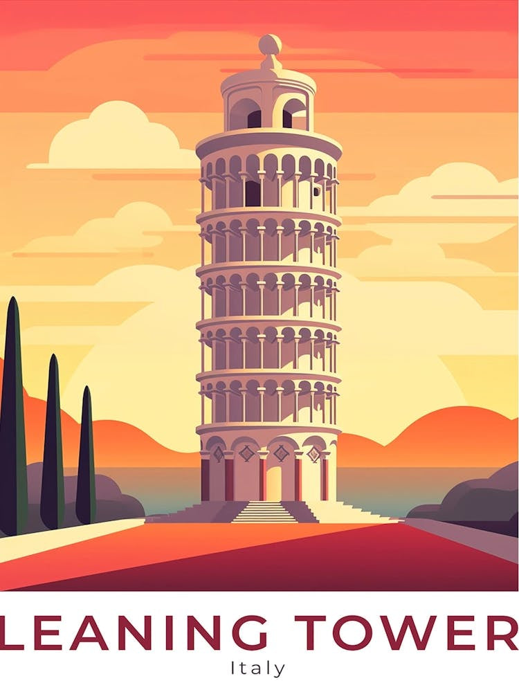 Italy Leaning Tower Of Pisa Travel