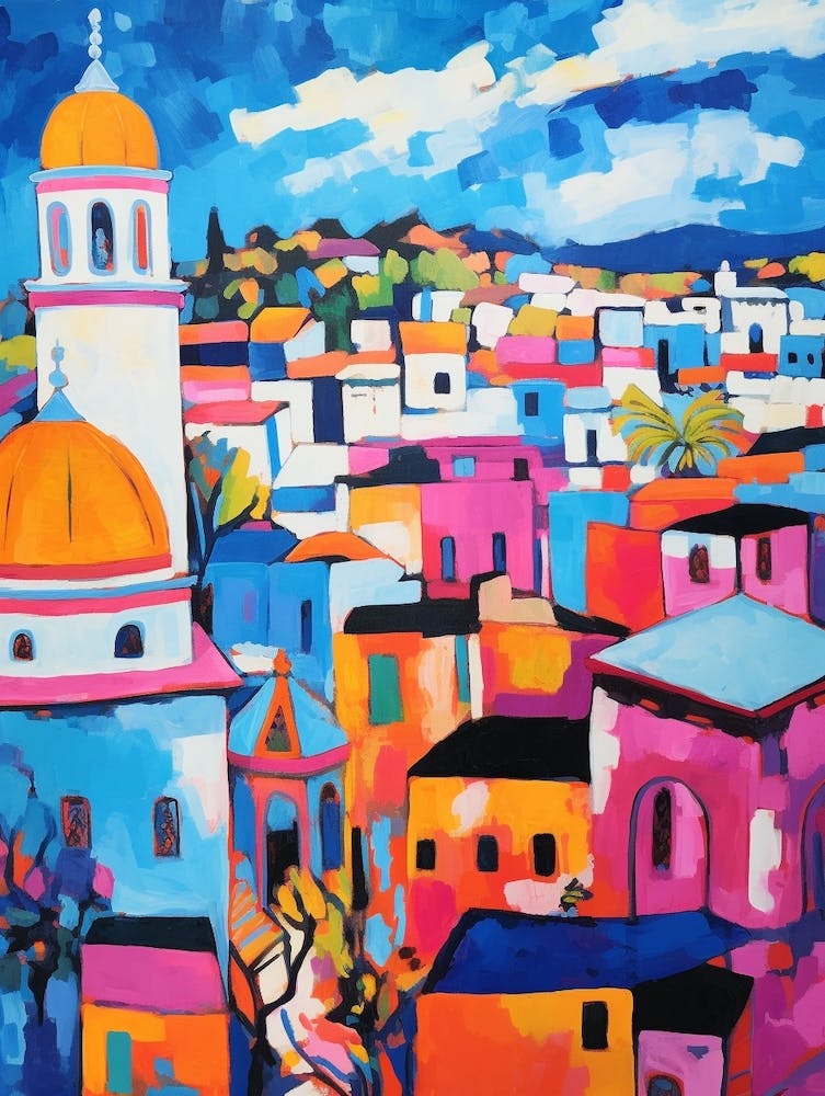 Tangier Morocco 4 Fauvist Painting
