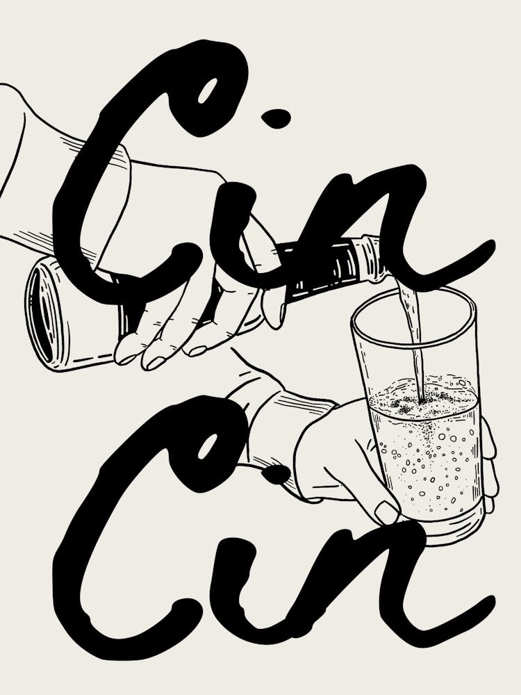 Cin Cin Retro Bar Cart Kitchen Vintage 2