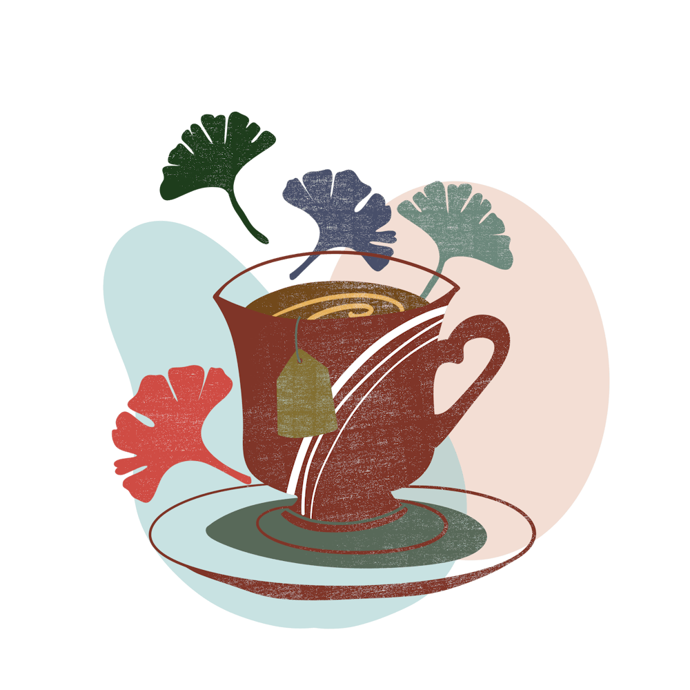Tea Cup With Flowers