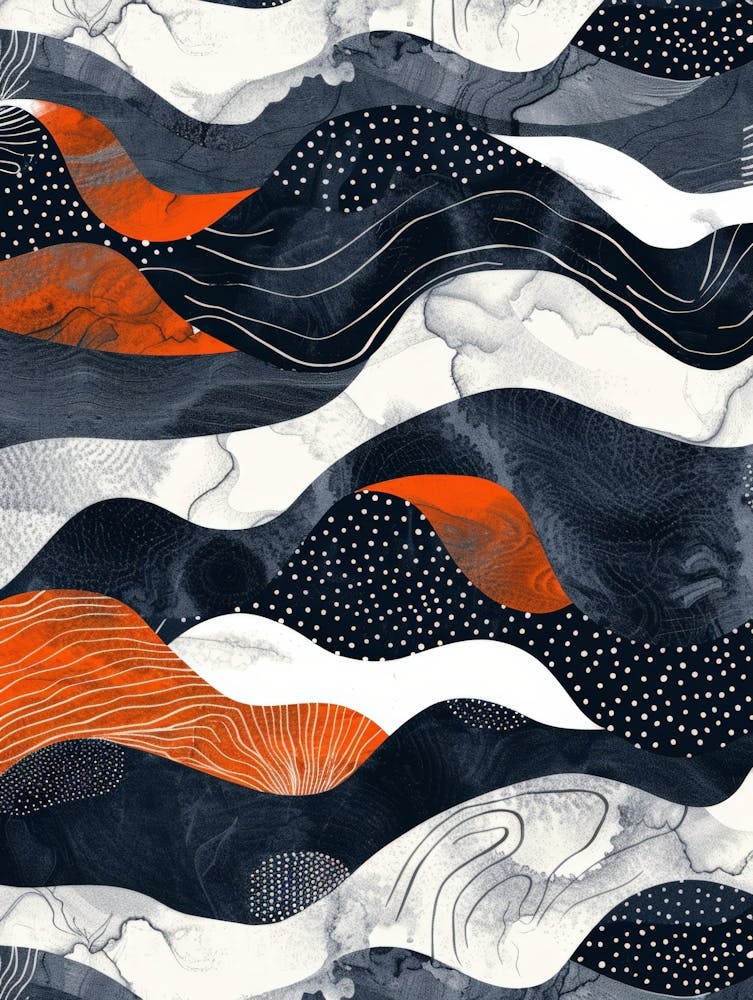 Abstract Wave Painting 14