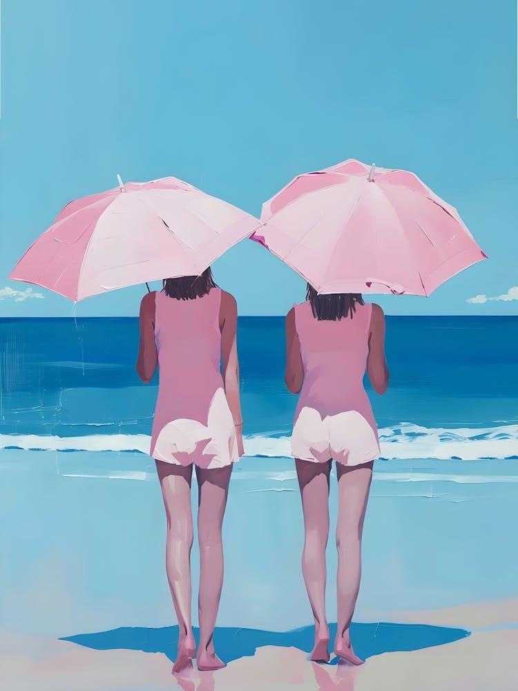 Two Women On The Beach 3
