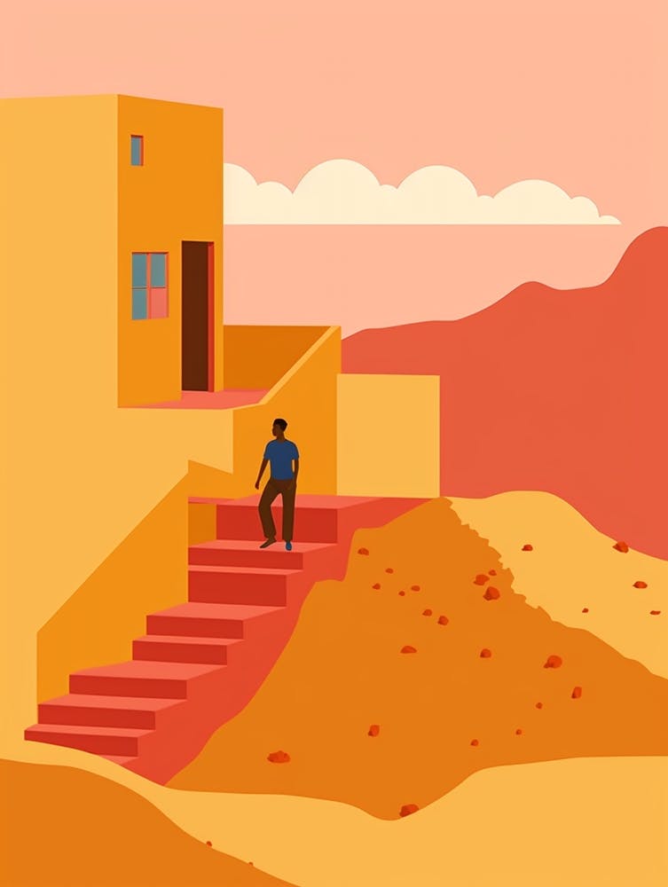 Cape Verde Travel Illustration