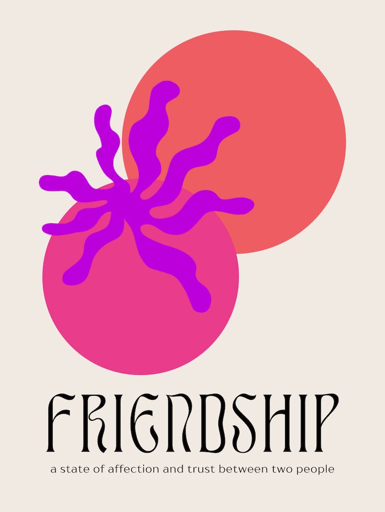 Friendship Matisse Poster