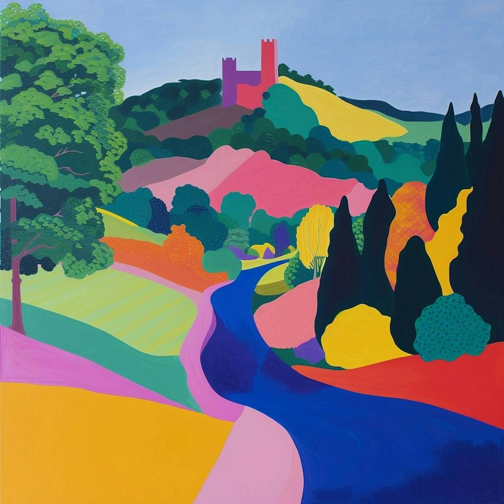 Colourful Gardens Powis Castle Gardens Wales 1