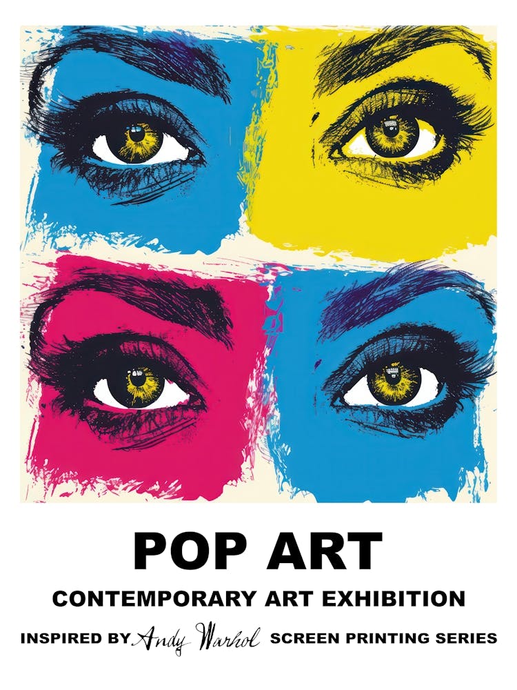 Poster Eyes Pop Art 2