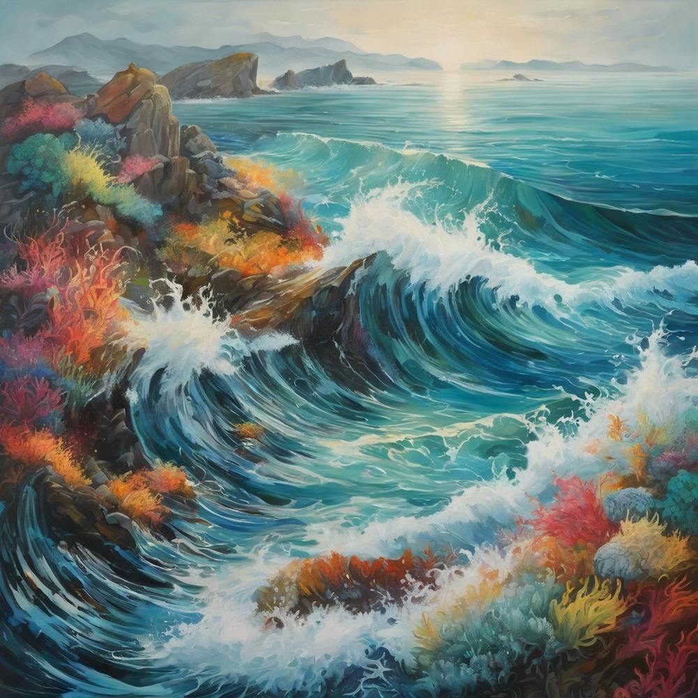 Vagues de l'Océan
