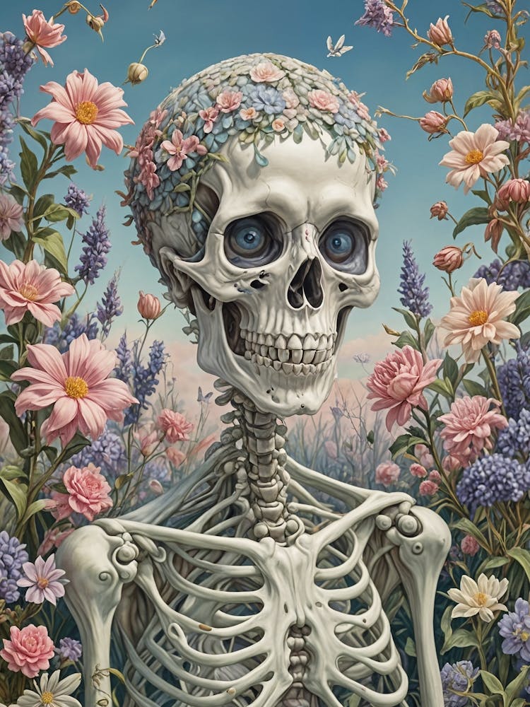 Floral Skeleton no2