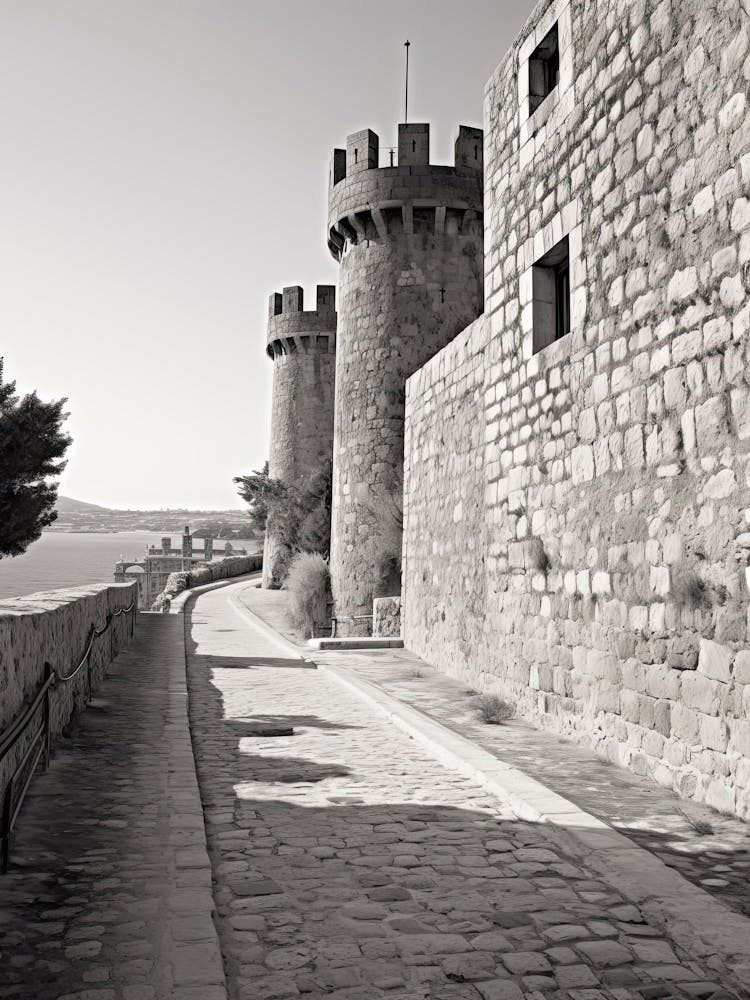 Rhodes, Greece, Photography In Black And White 2