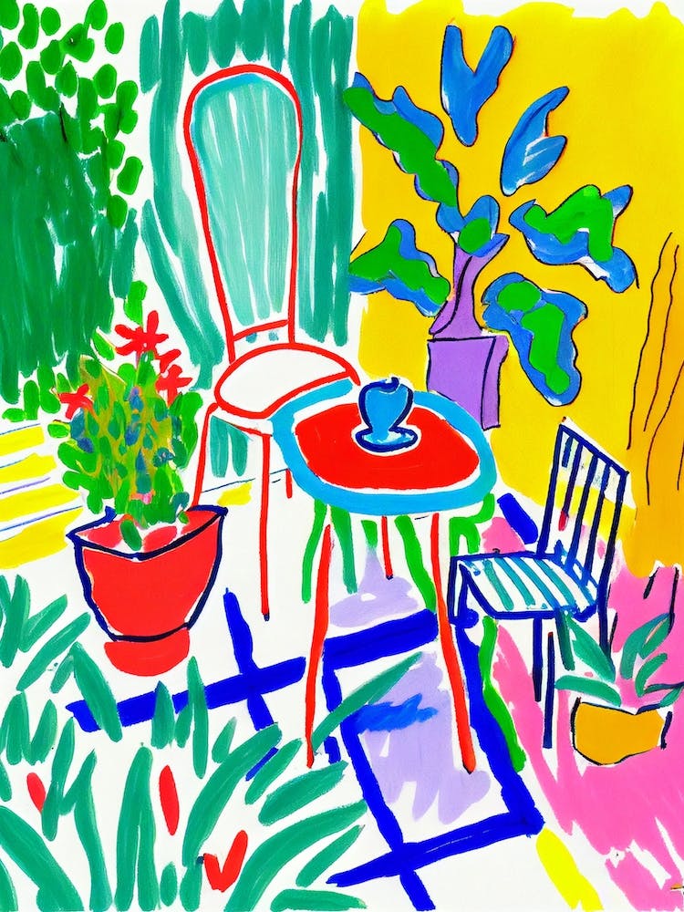 Illustration Of A Garden
