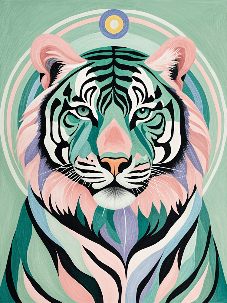 Pastel Tiger no3
