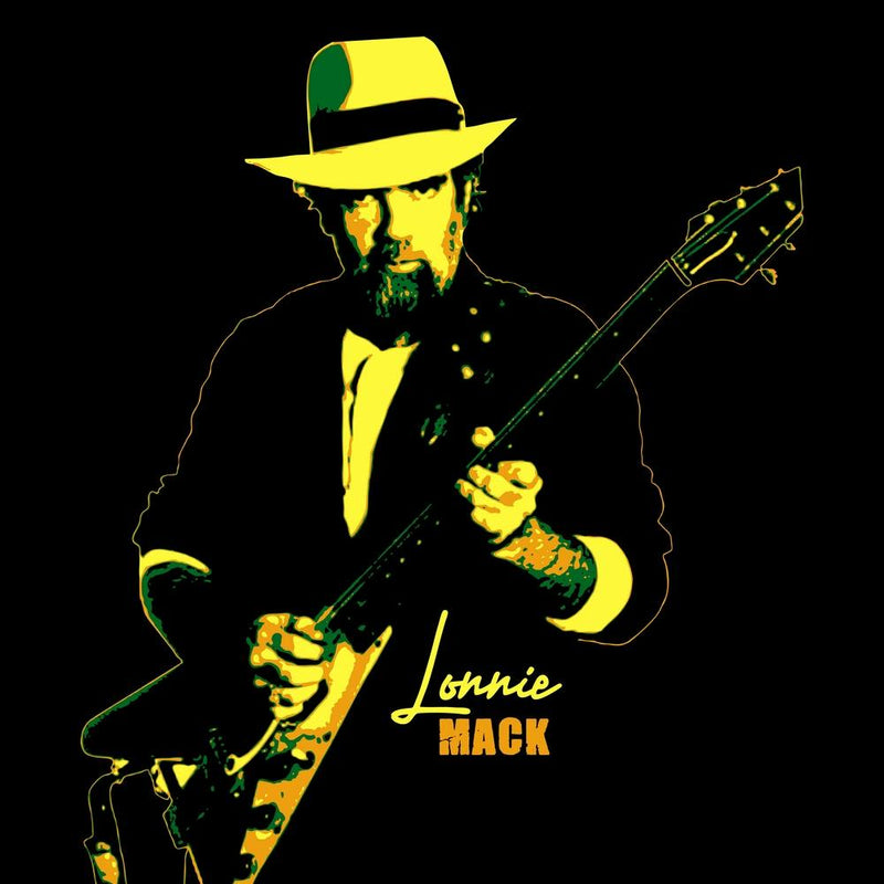 Lonnie Mack Music Legend in Pop Art