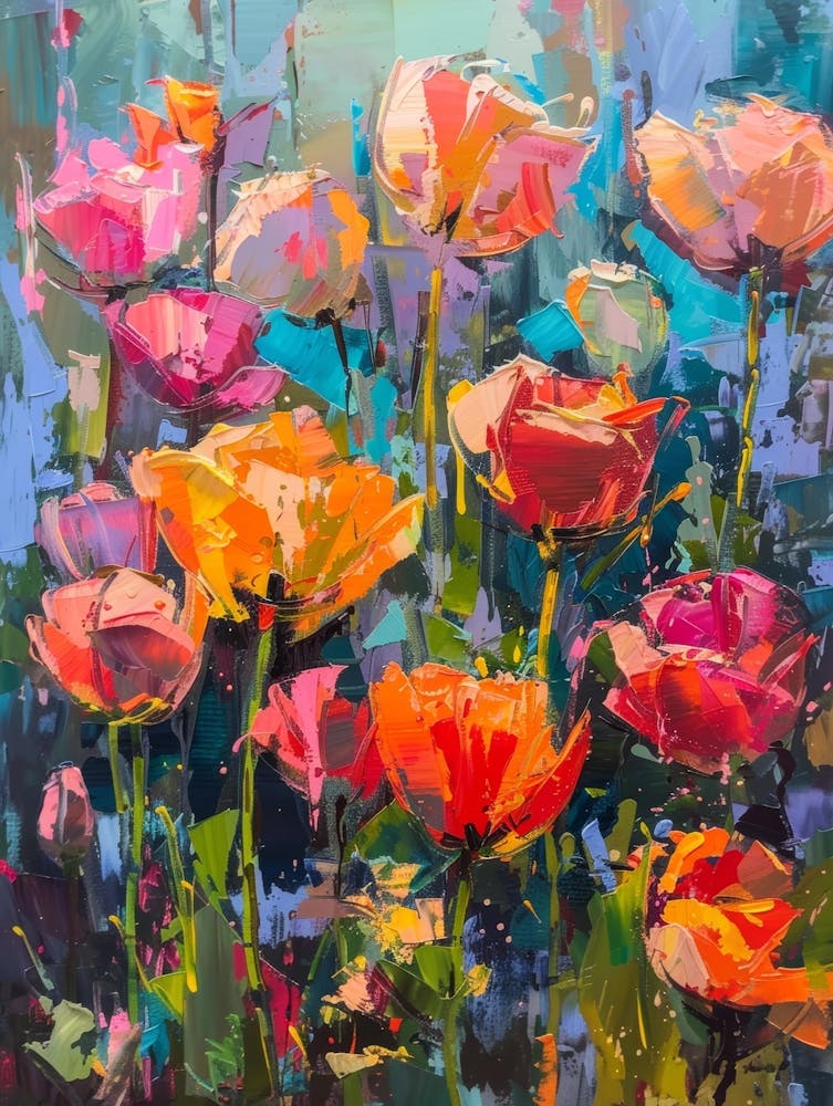 Poppies In Bloom