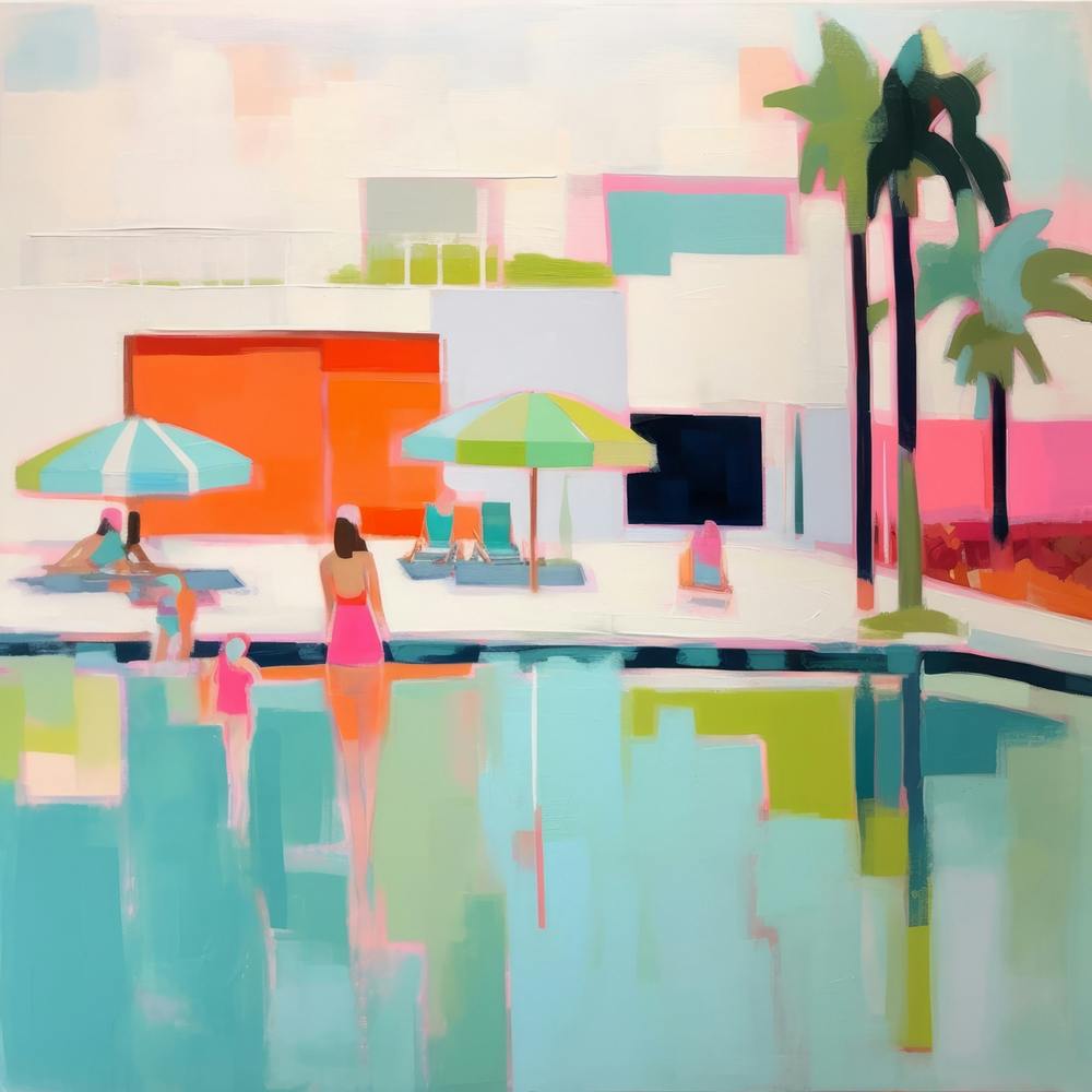 Pool Days Colorblock 9
