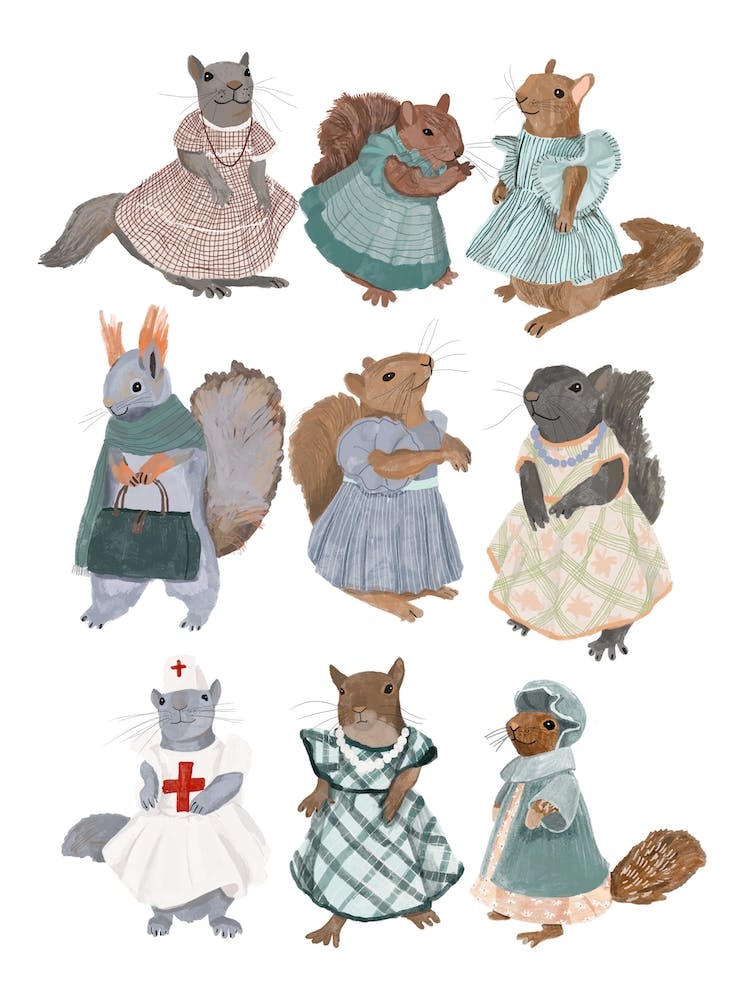 Cute Squirrels