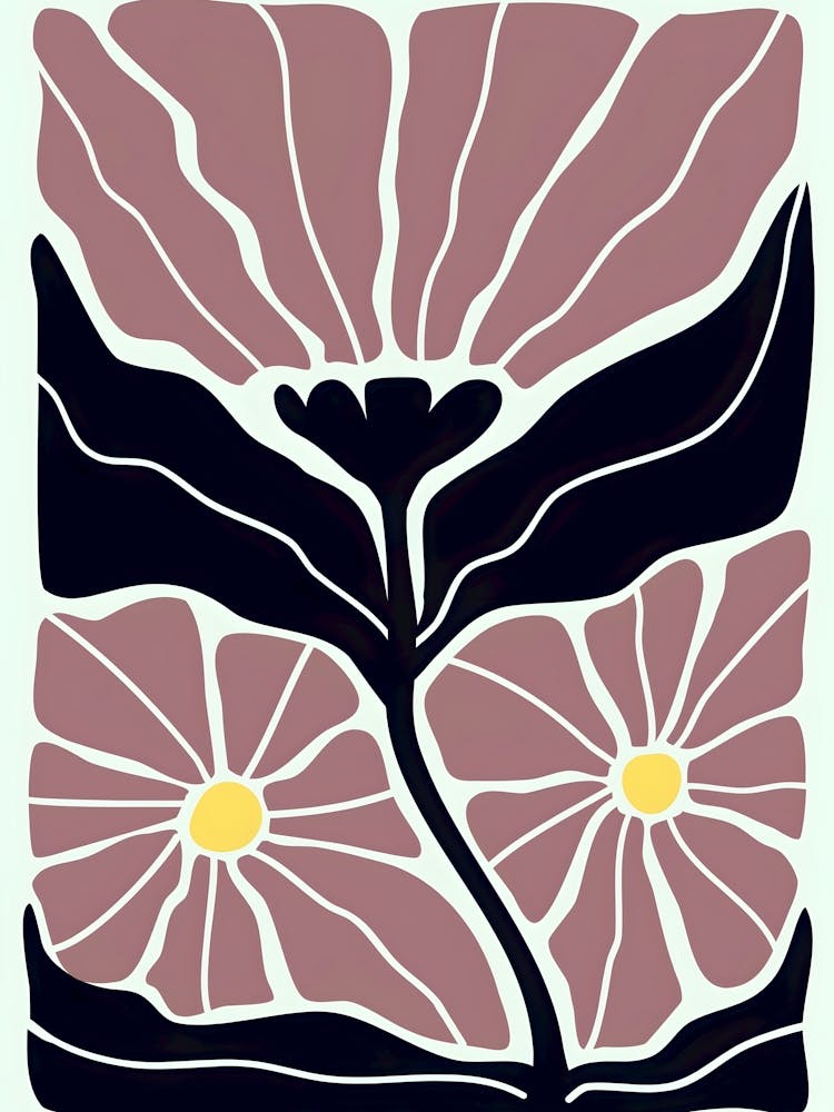 Henri Matisse Flower Print