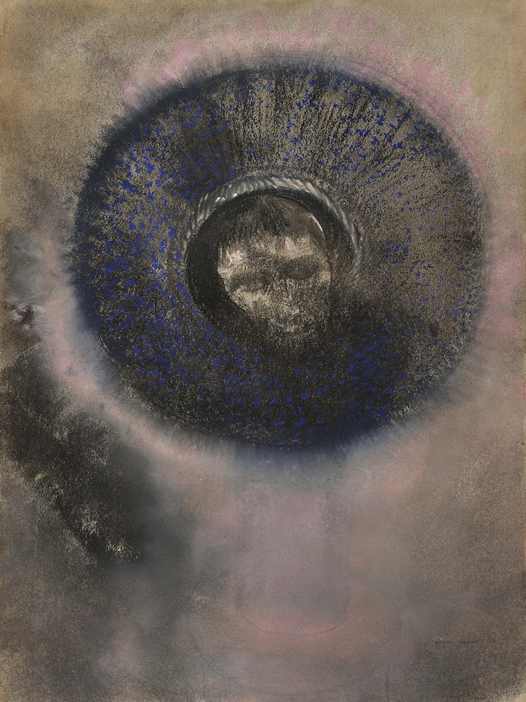 Head Within An Aureole (1894—1895), Odilon Redon