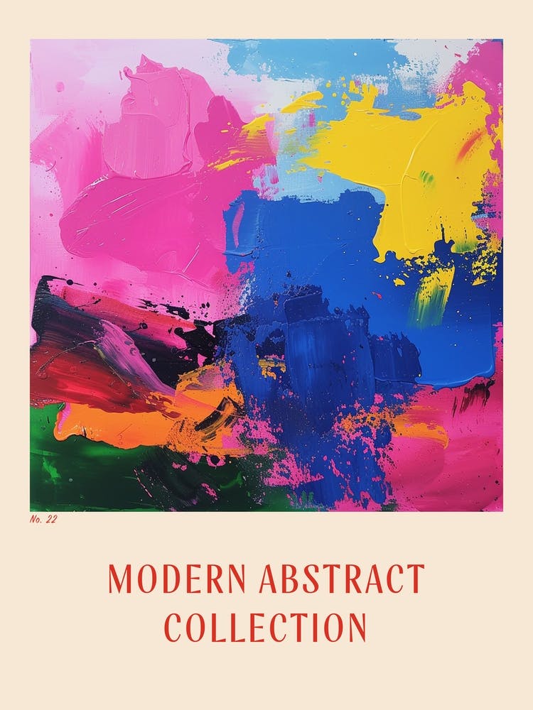 Moderne Abstrakte Kollektion Poster 22