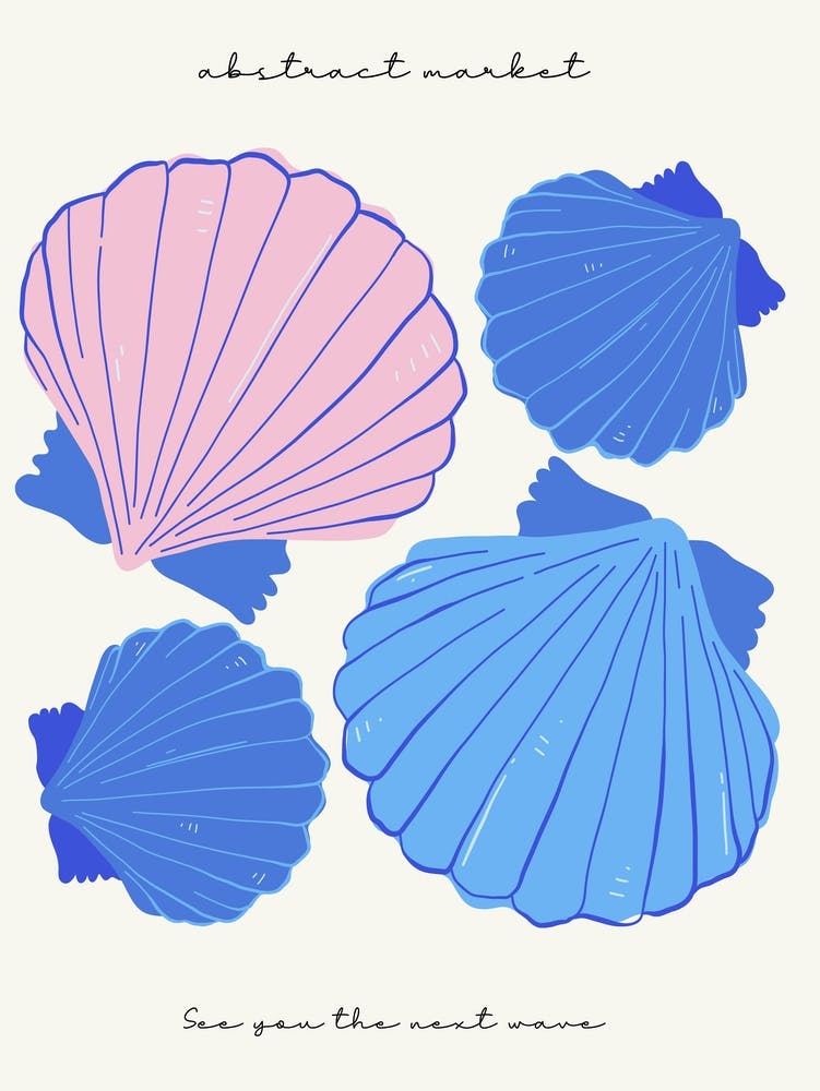 Sea Shells Ocean Collection Boho