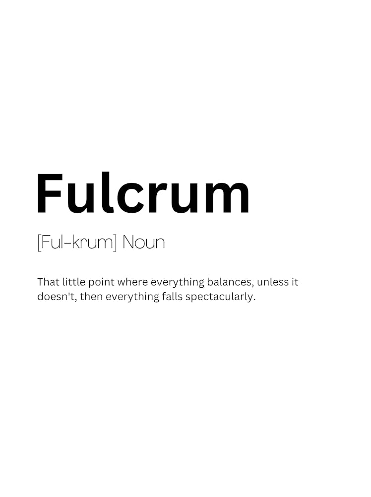 Fulcrum Definition Meaning 1